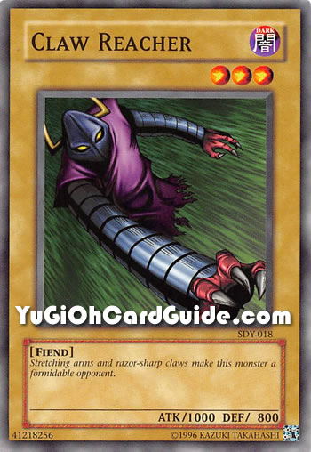 Yu-Gi-Oh Card: Claw Reacher