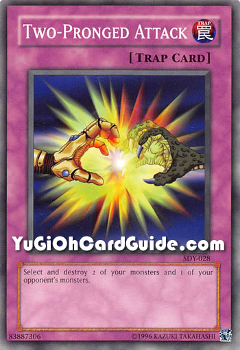Yu-Gi-Oh Card: Two-Pronged Attack