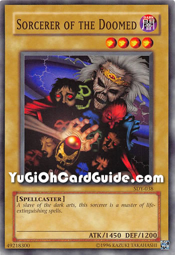 Yu-Gi-Oh Card: Sorcerer of the Doomed