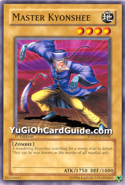 Yu-Gi-Oh Card: Master Kyonshee
