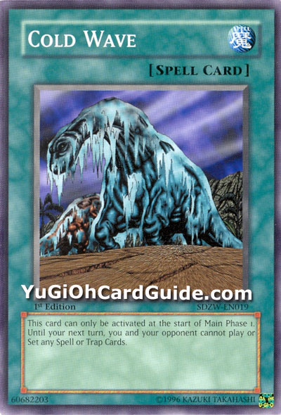 Yu-Gi-Oh Card: Cold Wave
