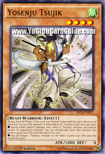 Yu-Gi-Oh Card: Yosenju Tsujik