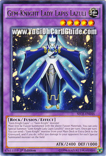 Yu-Gi-Oh Card: Gem-Knight Lady Lapis Lazuli