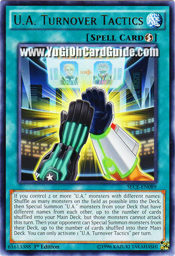 Yu-Gi-Oh Card: U.A. Turnover Tactics