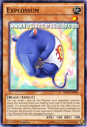 Yu-Gi-Oh Card: Explossum