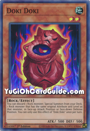 Yu-Gi-Oh Card: Doki Doki