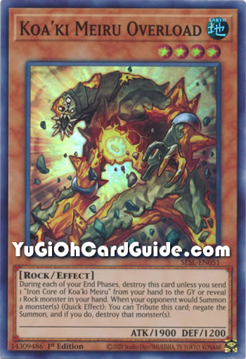 Yu-Gi-Oh Card: Koa'ki Meiru Overload