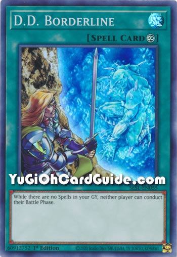 Yu-Gi-Oh Card: D.D. Borderline