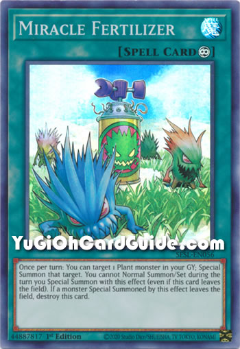 Yu-Gi-Oh Card: Miracle Fertilizer