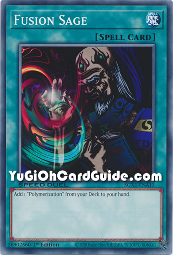 Yu-Gi-Oh Card: Fusion Sage