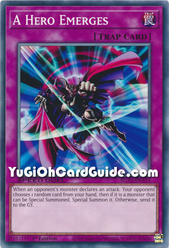 Yu-Gi-Oh Card: A Hero Emerges