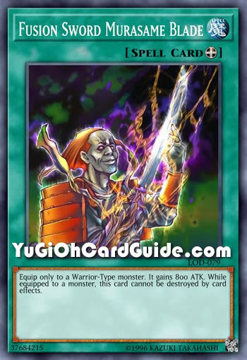 Yu-Gi-Oh Card: Fusion Sword Murasame Blade