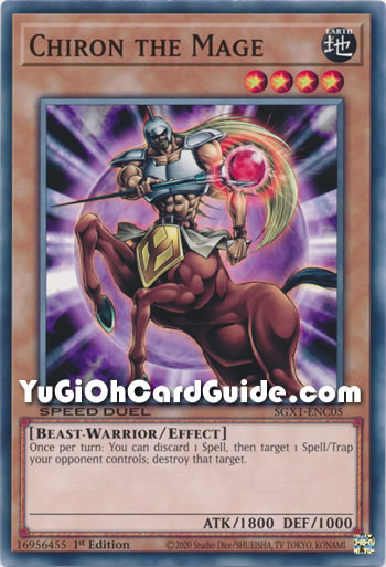 Yu-Gi-Oh Card: Chiron the Mage