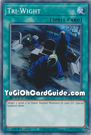 Yu-Gi-Oh Card: Tri-Wight