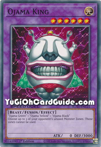 Yu-Gi-Oh Card: Ojama King