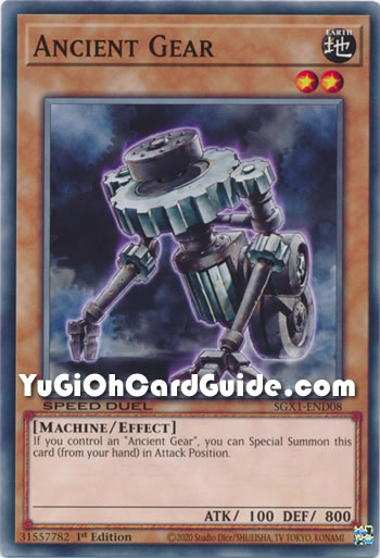 Yu-Gi-Oh Card: Ancient Gear