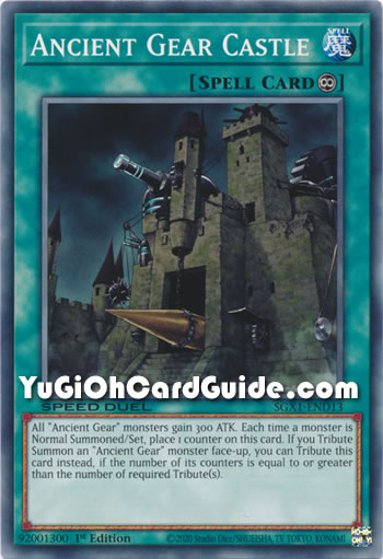 Yu-Gi-Oh Card: Ancient Gear Castle