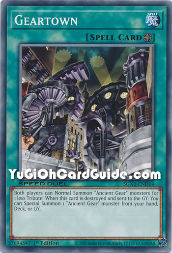 Yu-Gi-Oh Card: Geartown