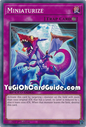 Yu-Gi-Oh Card: Miniaturize