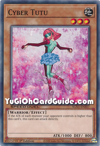 Yu-Gi-Oh Card: Cyber Tutu