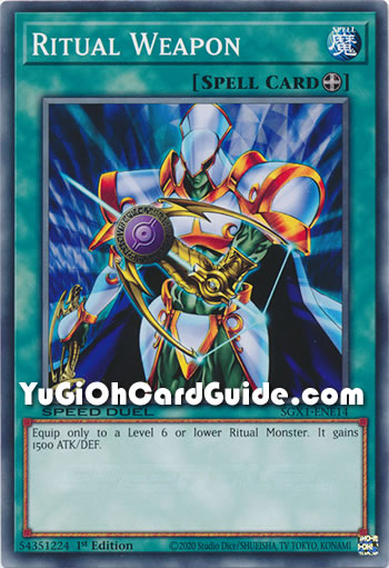 Yu-Gi-Oh Card: Ritual Weapon