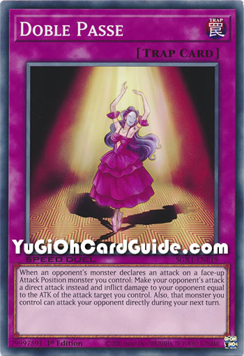 Yu-Gi-Oh Card: Doble Passe
