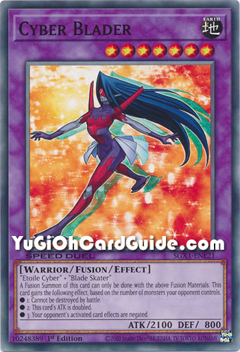 Yu-Gi-Oh Card: Cyber Blader