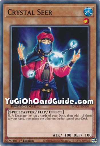 Yu-Gi-Oh Card: Crystal Seer