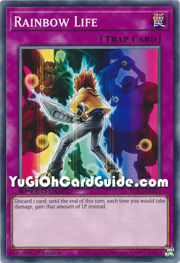 Yu-Gi-Oh Card: Rainbow Life
