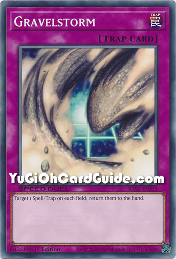 Yu-Gi-Oh Card: Gravelstorm