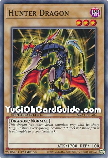 Yu-Gi-Oh Card: Hunter Dragon