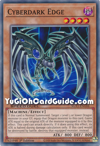 Yu-Gi-Oh Card: Cyberdark Edge