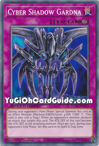 Yu-Gi-Oh Card: Cyber Shadow Gardna