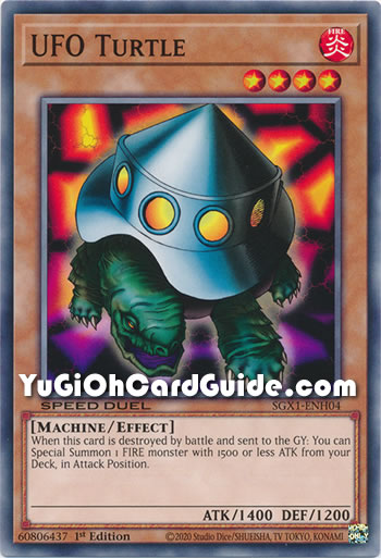 Yu-Gi-Oh Card: UFO Turtle