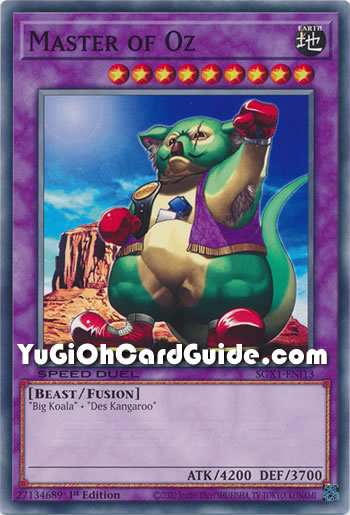 Yu-Gi-Oh Card: Master of OZ