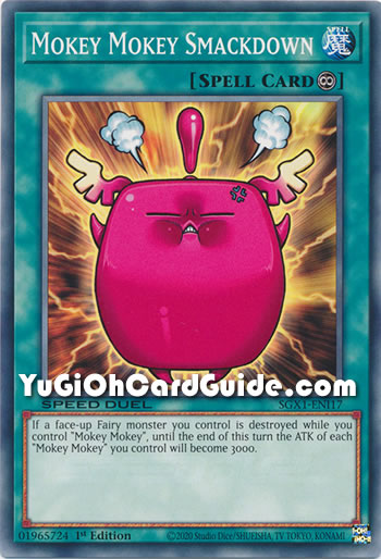 Yu-Gi-Oh Card: Mokey Mokey Smackdown
