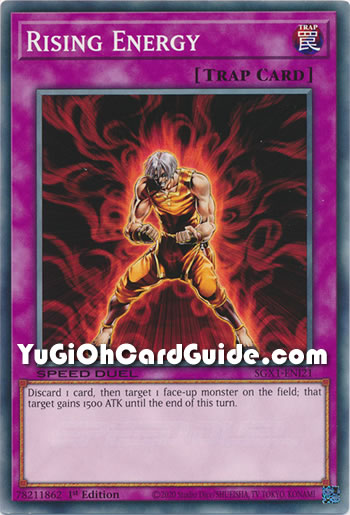 Yu-Gi-Oh Card: Rising Energy