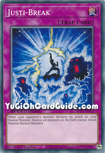 Yu-Gi-Oh Card: Justi-Break