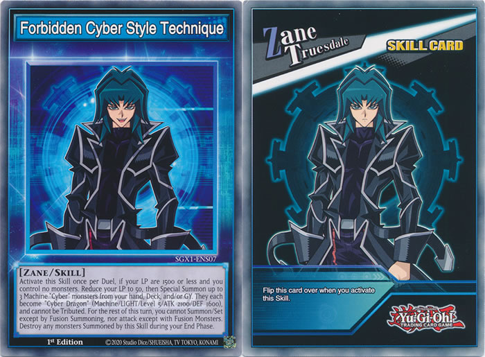 Yu-Gi-Oh Card: Forbidden Cyber Style Technique