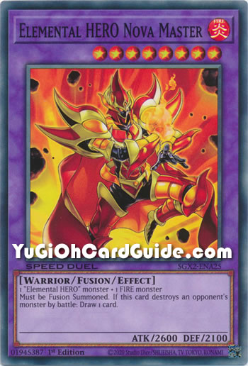 Yu-Gi-Oh! Elemental HERO Nova Master