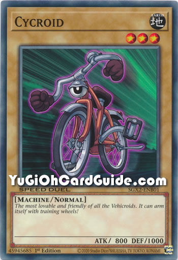 Yu-Gi-Oh Card: Cycroid