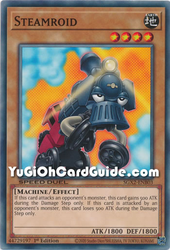 Yu-Gi-Oh Card: Steamroid