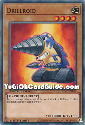 Yu-Gi-Oh Card: Drillroid