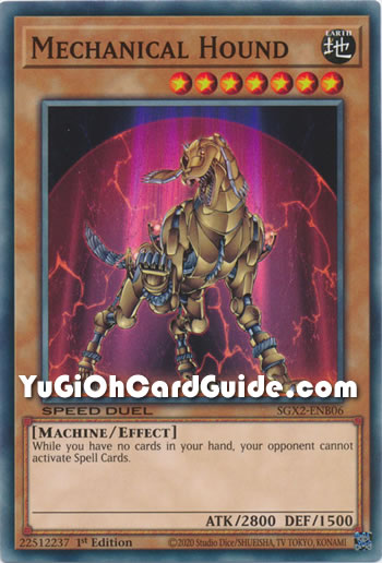 Yu-Gi-Oh Card: Mechanical Hound