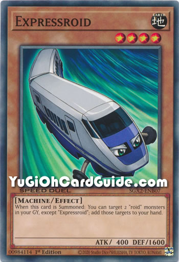 Yu-Gi-Oh Card: Expressroid