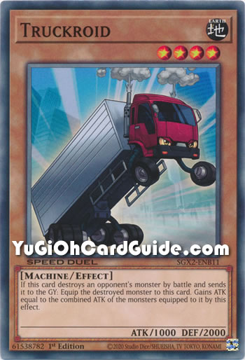Yu-Gi-Oh Card: Truckroid