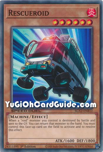 Yu-Gi-Oh Card: Rescueroid