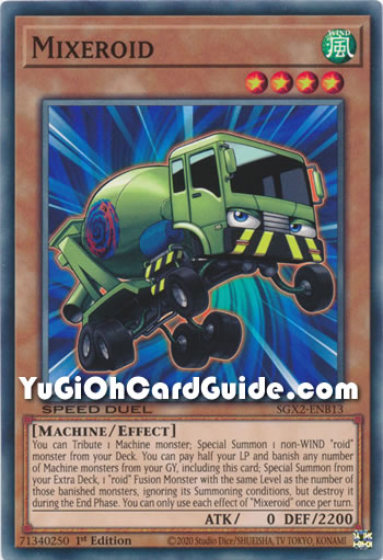 Yu-Gi-Oh Card: Mixeroid