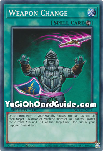 Yu-Gi-Oh Card: Weapon Change