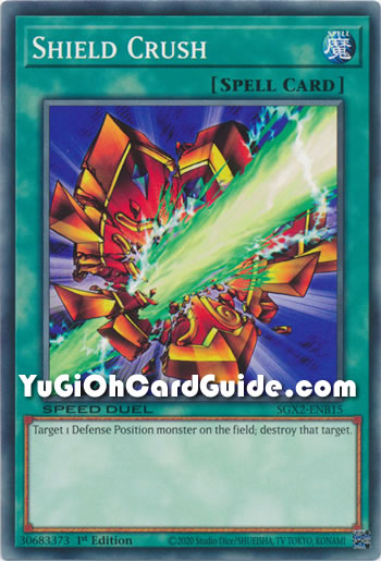 Yu-Gi-Oh Card: Shield Crush
